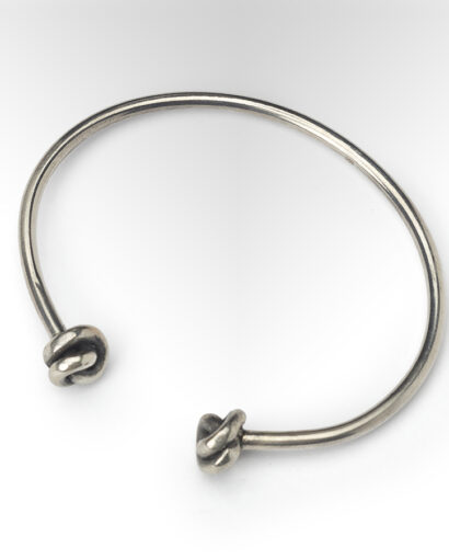 Knot bangle man’s in silver Bracelets Bracelet