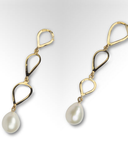 Pearl drop earrings Contemporary Earrings