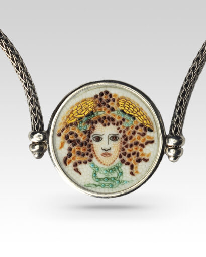 Medousa Micromosaic Necklace