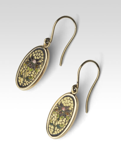 Flower micromosaic Earrings Earrings Earrings