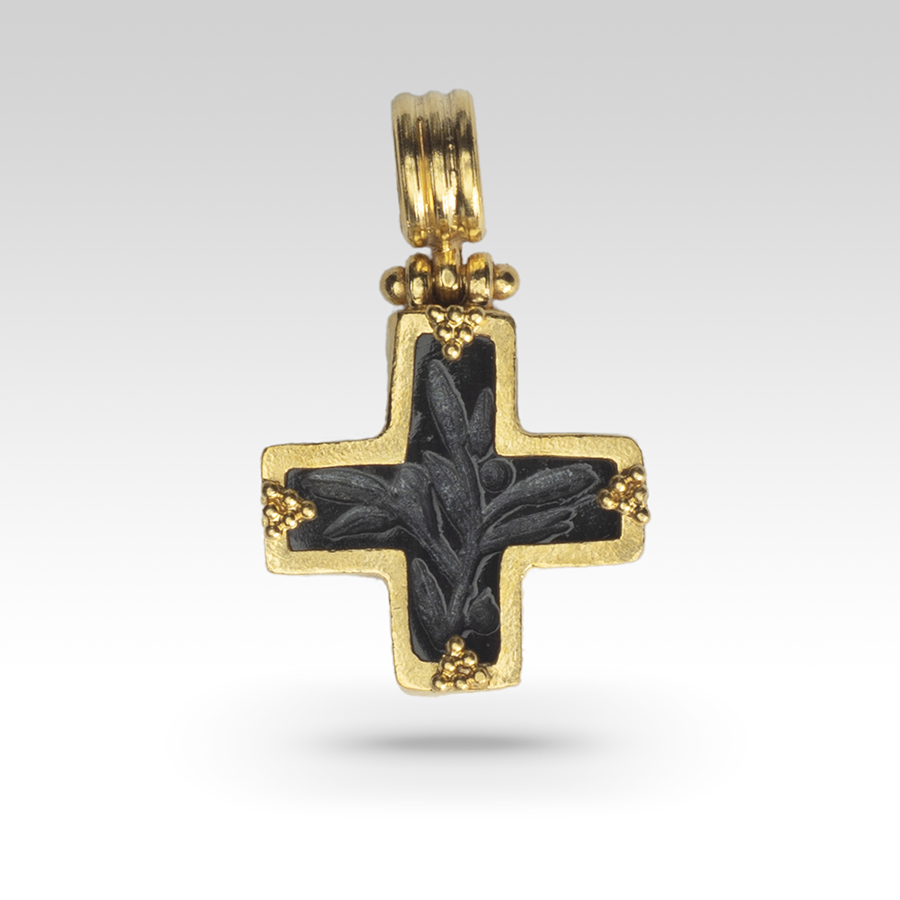 Byzantine olive branch cross Cross Byzantine