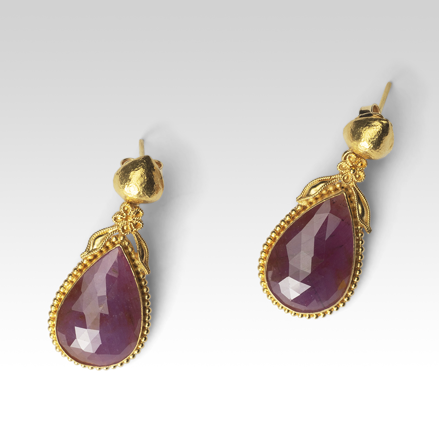 Byzantine ruby earrings Earrings Byzantine