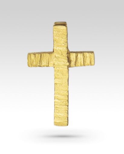 Hammered Cross Contemporary Cross